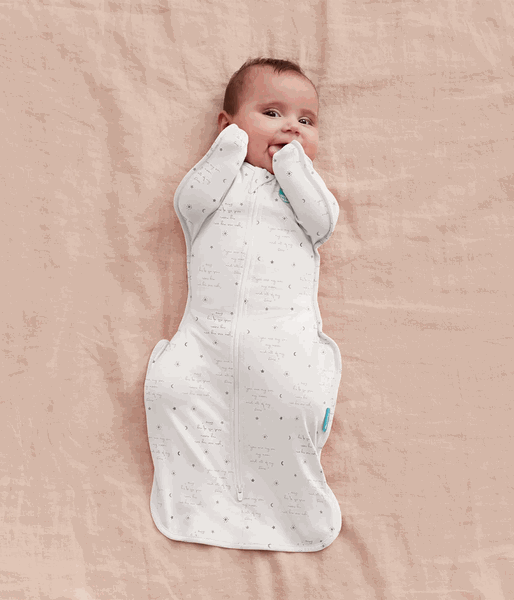 Gigoteuse Love to Dream TOG 0,2 : Swaddle Up™ Gigoteuse d’emmaillotage TOG 0,2 Coton Blanc Tu es mon