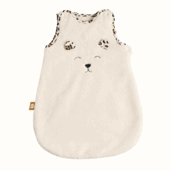 Gigoteuse Sauthon TOG 4 : Gigoteuse bébé naissance hiver en sherpa et détails léopard
