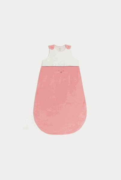 Gigoteuse Okaïdi / Obaïbi TOG 2 : Gigoteuse velours lapin rose bébé fille
